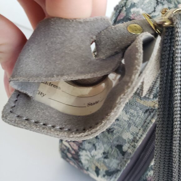 Vintage 90s / Y2K Ricardo Beverly Hills tapestry rounded luggage bag - Picture 5 of 14